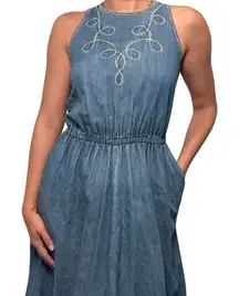 Vintage Oscar de‎ la Renta Jean Dress for Saks Fifth Avenue • Size Medium