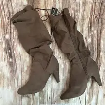 Worthington Taupe Knee High Slouch Boots