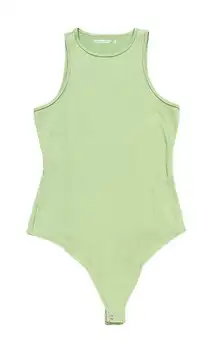 Abercrombie & Fitch Soft AF Collection Size Womens Medium Green Ribbed‎ Tank