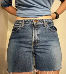 High Waist Jean Shorts