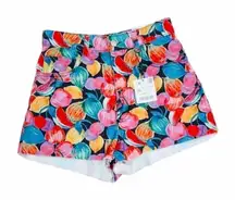 Zara Shorts Trafaluc Collection High Rise Multicolor‎ Size 4 NEW