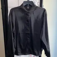 NWT Satin button down shirt