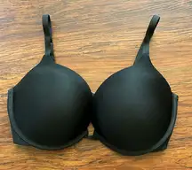 NWOT Victoria's Secret Black Chic Feminine Trendy Classic Push-up Bra Size 34DD