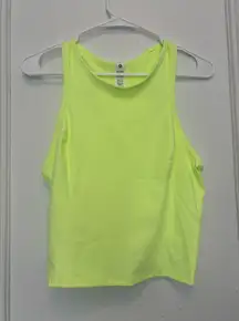 Lululemon Nulux Racerback Cropped Run Tank Size 10 Faded Zap