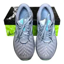 Brooks Glycerin 17 Gray Low Top Lace Up Running Shoes Women's Size 8 US