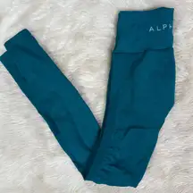 ALPHALETE‎ Aero Teal Leggings Size S
