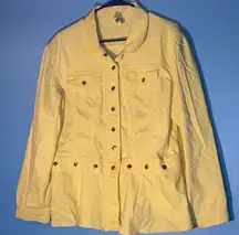 Diane Gilman Yellow Jean Jacket