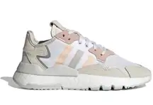 NWT ADIDAS Night Joggers Cloud White Icey Pink