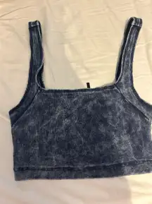 Out From Under Blue Tank Top