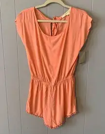 NWT Staring at Stars Coral Romper Size Medium