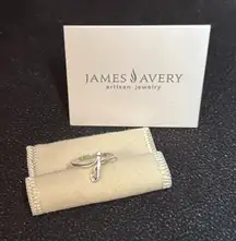 ✨James Avery•Letter ”j” Sterling Silver Ring•Size:8✨
