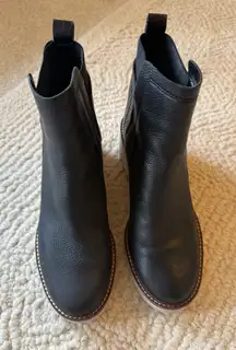 Dolce Vita Black Booties Wedge