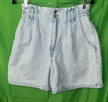 Zara High Rise Distressed Shorts size 10