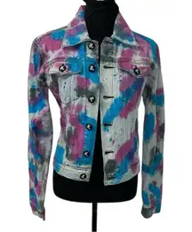 One Teaspoon Tye Dye Jeans Jacket(Size Small)