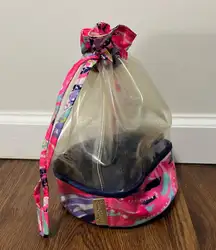 Lily Pulitzer Multicolor Clear Drawstring Bag