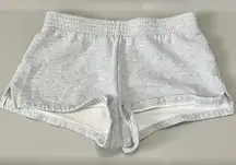 Aritzia TNA Cozy Gray Sweat Shorts Size XS