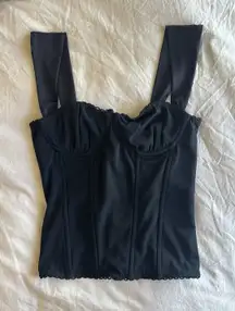 Edikted Top Corset Black