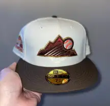 New Era Myfitteds Colorado Rockies ff7 team aerith or team aeris final fantasy inspiration size 7 5/8 brand new sold out