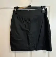 XS  Black Mini Skirt