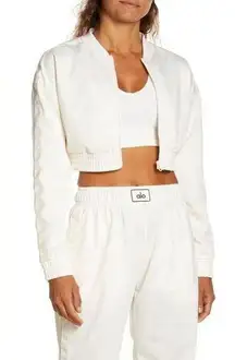 Prizewinner Cropped Bomber Jacket