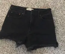 Abercrombie & Fitch Black Jean shorts like new size 2