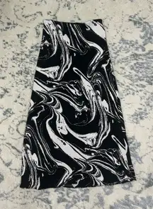 Zara Black Midi Skirt