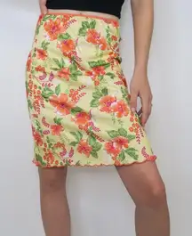 Vintage 90s Cherokee Reversible Above The Knee Skirt