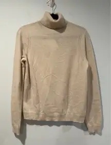 NEW MNG Sweater Womens Small 100% Cashmere Turtleneck Quiet Luxury Minimalist
