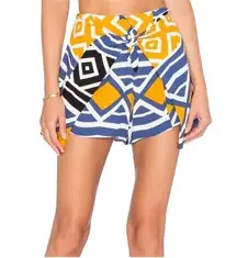 NWT! Ella Moss Sarong Printed Luanda Front Tie Shorts Skort - Size Large