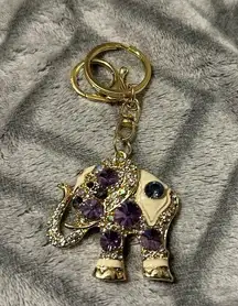 Elephant keychain/bag charm