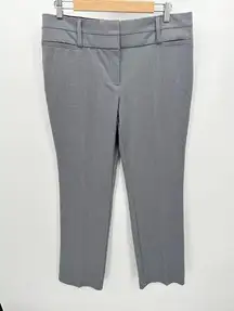 Maurice's  Pants Women 11/12R Grey Stretch Waist Hidden Fly Dress Pants