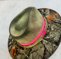 Camo rancher hat duck camo boho hat women’s cowboy hat