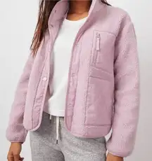 Rails Lorna fleece jacket lilac women's size large