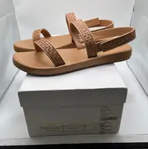 EUC Raye Hoxton Sandal in Cognac size 10 slingback leather