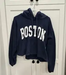 Cropped Boston Hoodie