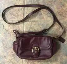 Coach [] plum crossbody bag purse