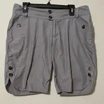 Merrell Grey Casual Hiking Shorts Womens 8 Gorpcore Casual Outdoorsy Gray