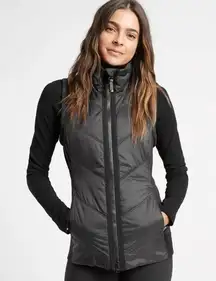 ATHLETA Rock Ridge PrimaLoft Vest, BLACK SIZE Small