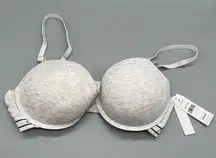 NWT Danskin Intimates Soft Lift Bra Size 36B Light Gray