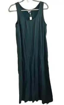 Haven Well Within Women’s Luxe Sleeveless Dark Green MIDI Dress