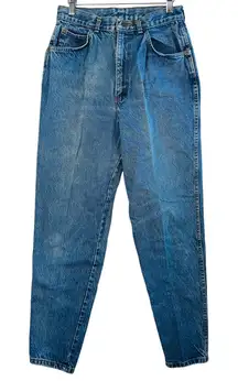 Chic Vintage High Rise Mom Jeans Made in USA Sz 26 Tapered Leg 90s Denim‎