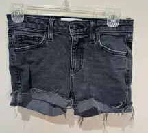 Derek Lam  Denim Shorts Sz 25 black