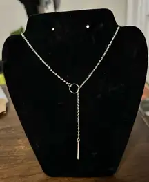 Gold-toned Lariat-Style Necklace