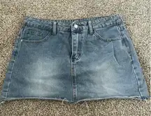 mini Jean skirt 