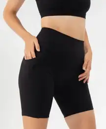 POPFLEX Women's Black Bike Shorts Size Small