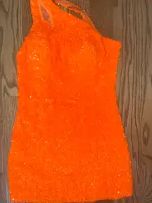 Orange Homecoming Dress