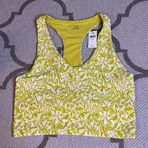 OFFLINE By Aerie Real Me Racerback Longline Sports Bra, Green Rush