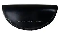 Marc By Marc Jacobs Black leather sunglasses case