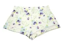 Kindred Bravely Pajama Lounge Sleep Shorts Yellow Floral Modal Blend Size XXL