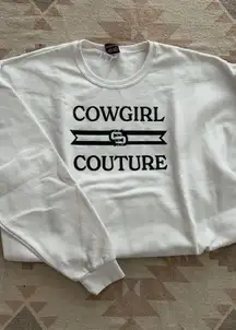 Western Cowgirl Pullover Sweatshirt